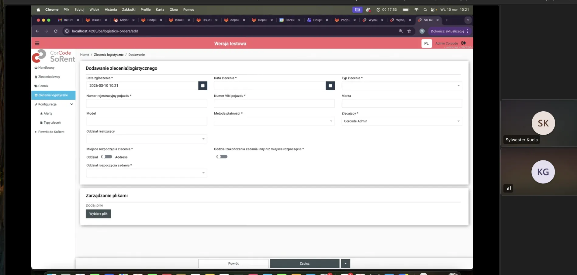 modul obslugi logistycznej 6